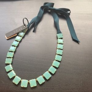 J. Crew turquoise-colored necklace